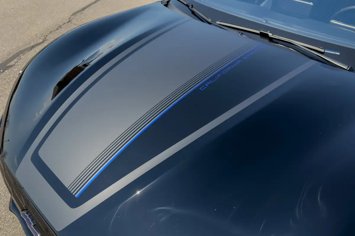 ford mustang mach e gt california special 2026 05 exterior hood badge jpg