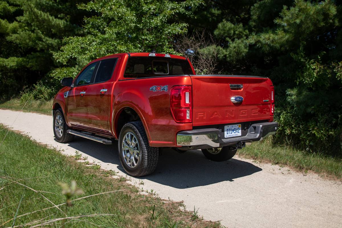 ford ranger 2019 15 angle  exterior  rear  red jpg