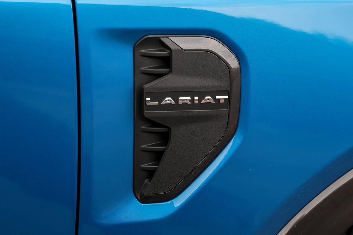 ford ranger lariat 2024 07 exterior profile badge blue scaled jpg