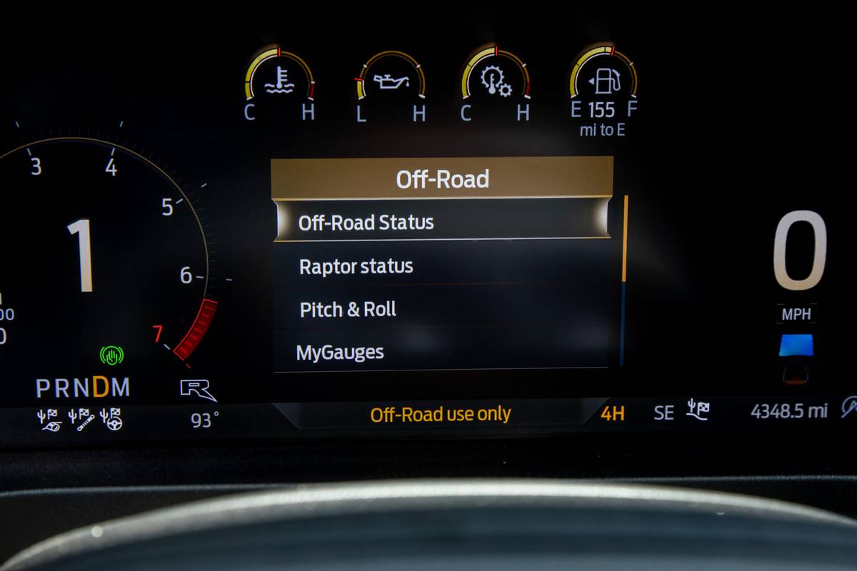 ford ranger raptor supercrew 4x4 2024 61 interior instrument panel scaled jpg