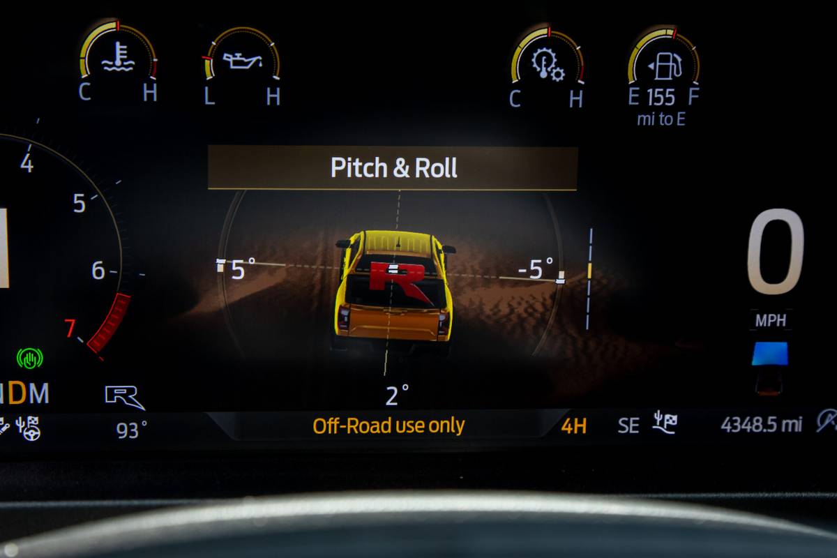 ford ranger raptor supercrew 4x4 2024 65 interior instrument panel scaled jpg