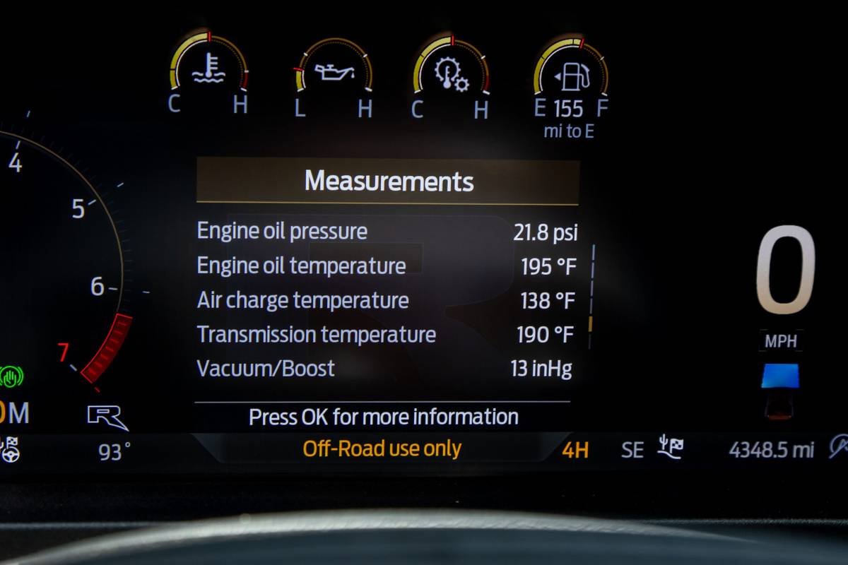 ford ranger raptor supercrew 4x4 2024 67 interior instrument panel scaled jpg