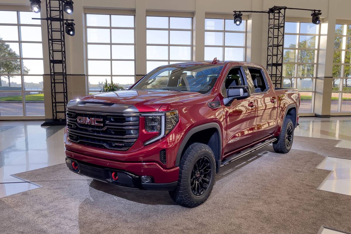 gmc-sierra-1500-at4x-2022-04-exterior-front-angle-red-truck