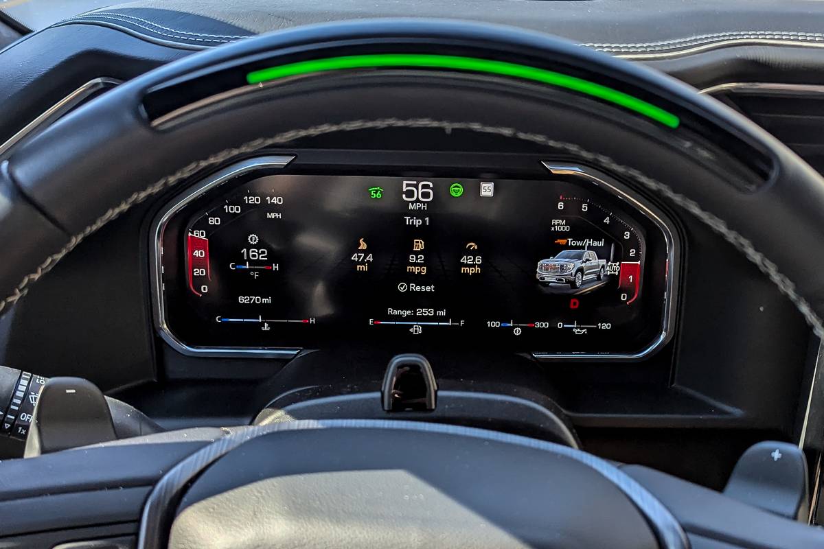 gmc sierra 1500 denali ultimate 2026 19 interior instrument panel jpg