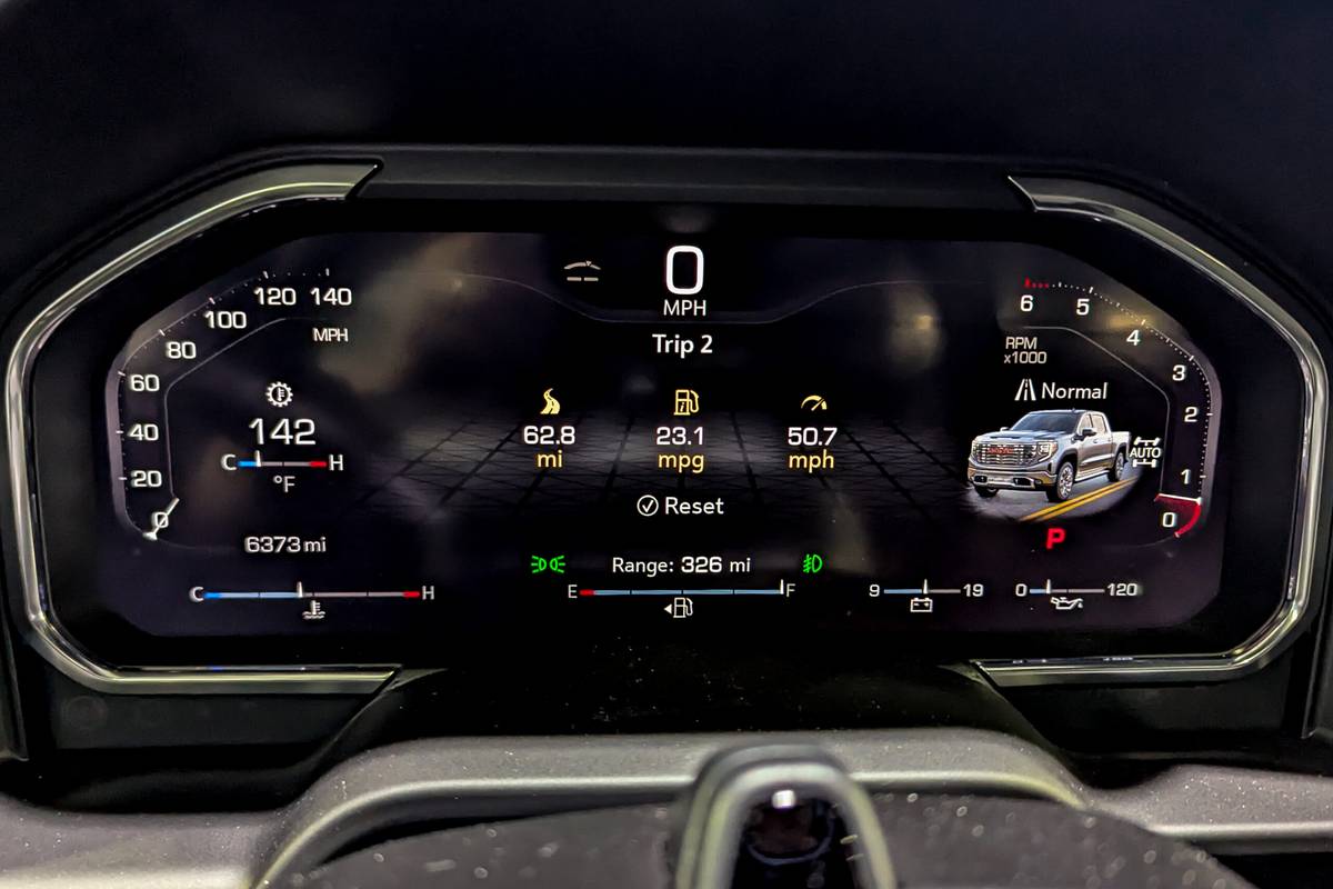 gmc sierra 1500 denali ultimate 2026 21 interior instrument panel scaled jpg