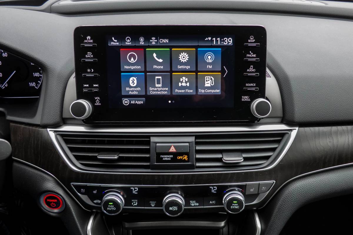 honda accord hybrid 2021 19 center stack display  front row  interior  touchscreen jpg