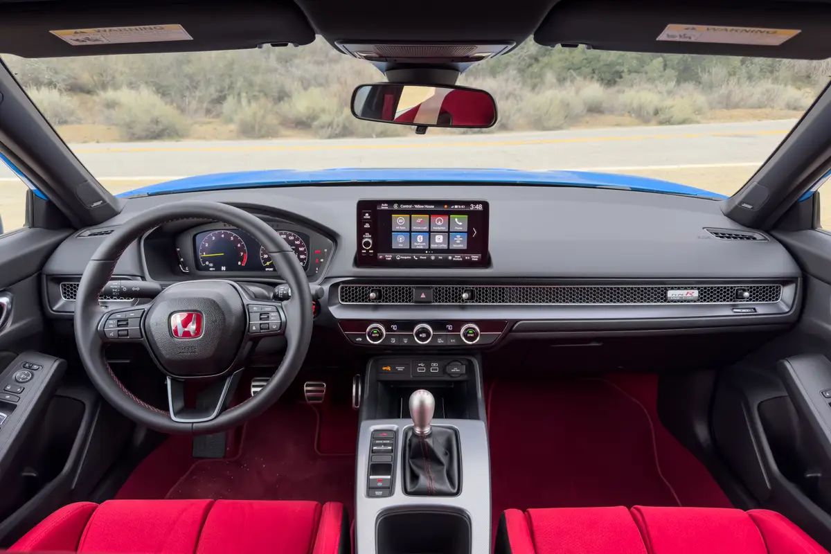 honda civic type r 2026 15 interior front row jpg