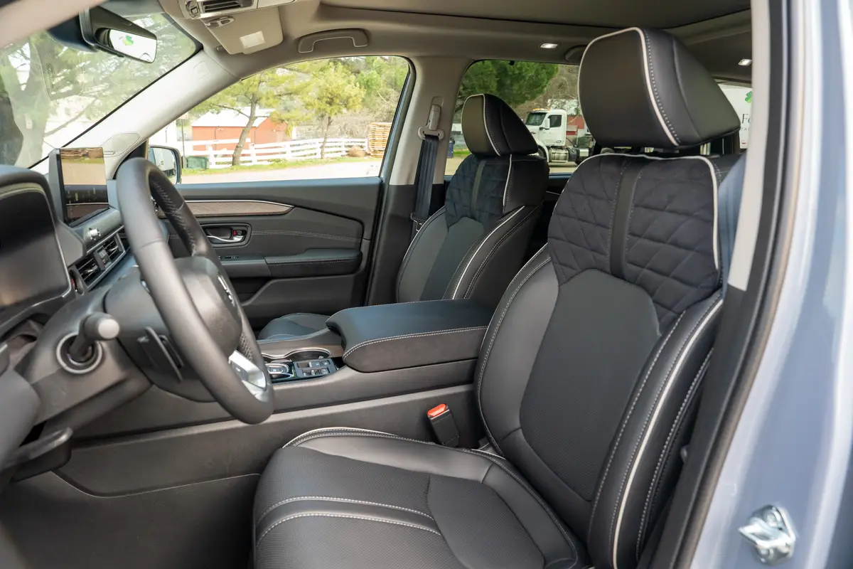 honda pilot review 2026 05 interior front driver seat scaled jpg