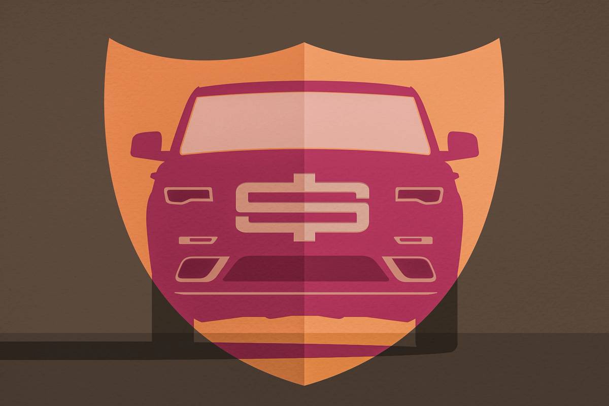 Vehicle with a shield illustration