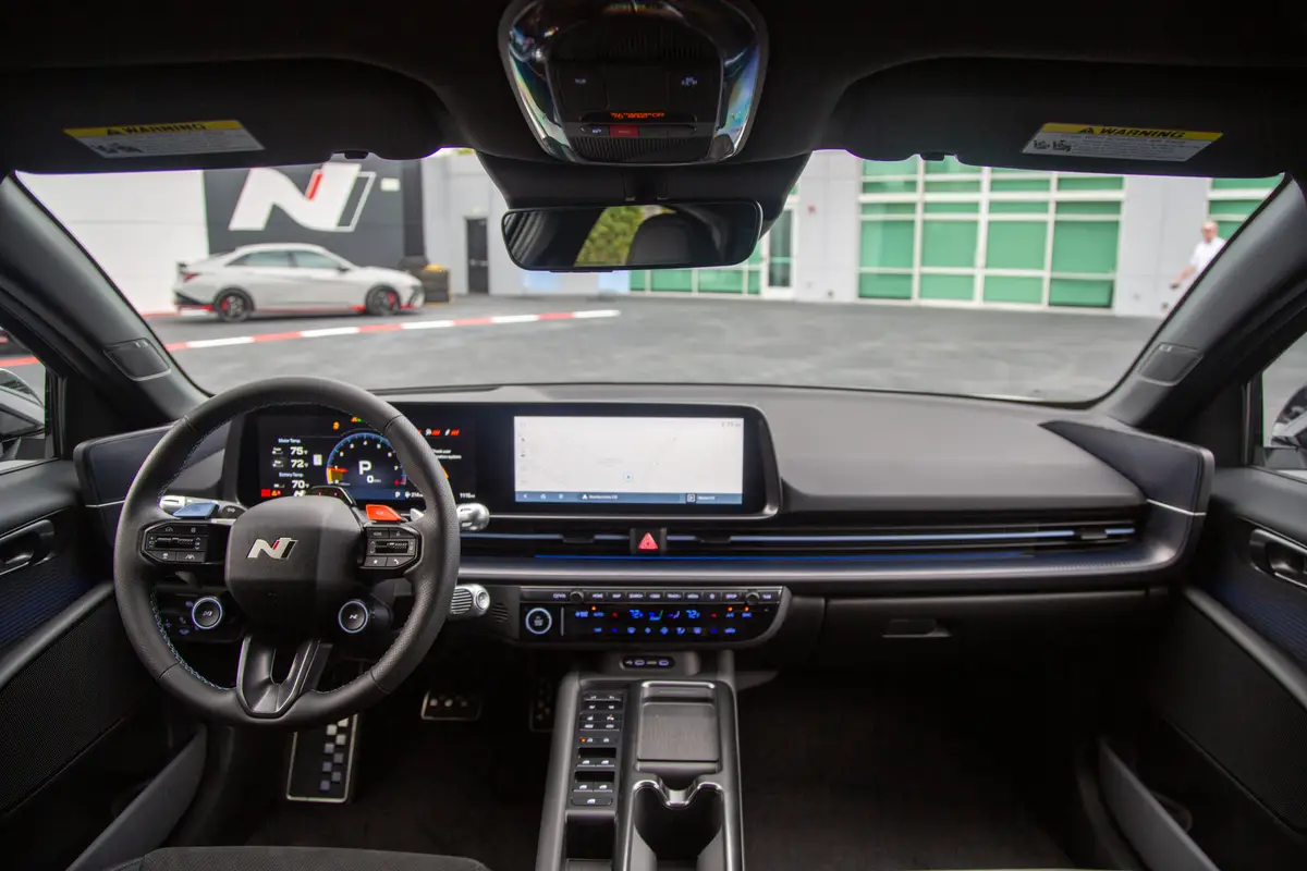 hyundai ioniq 6 N 09 interior front row scaled jpg