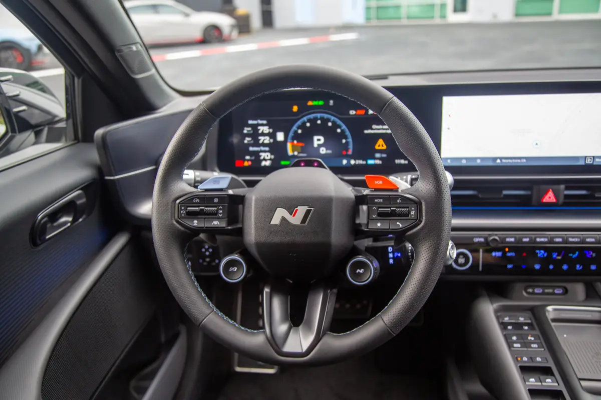hyundai ioniq 6 N 10 interior steering wheel scaled jpg
