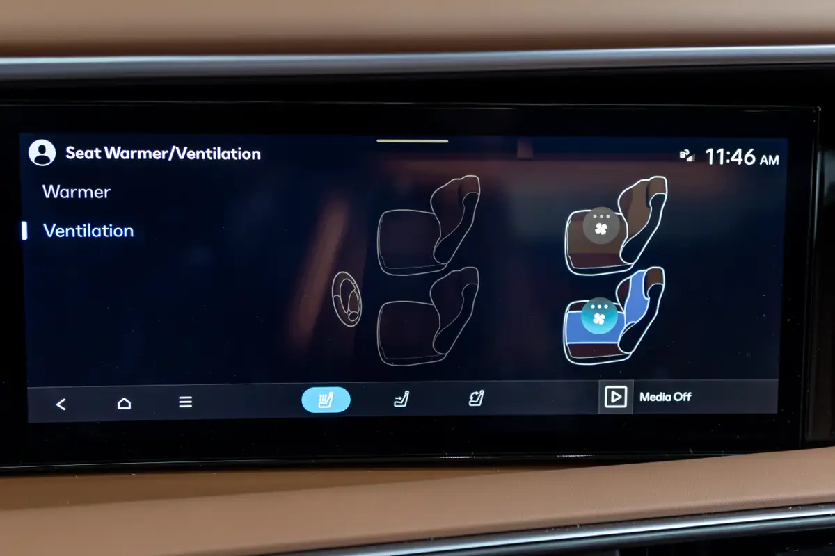hyundai palisade hybrid calligraphy 2026 18 interior center stack display jpg