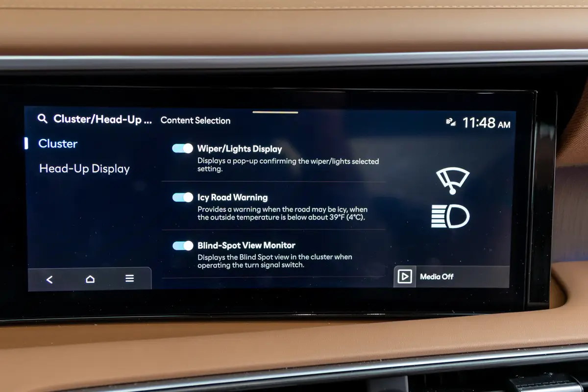 hyundai palisade hybrid calligraphy 2026 19 interior center stack display jpg
