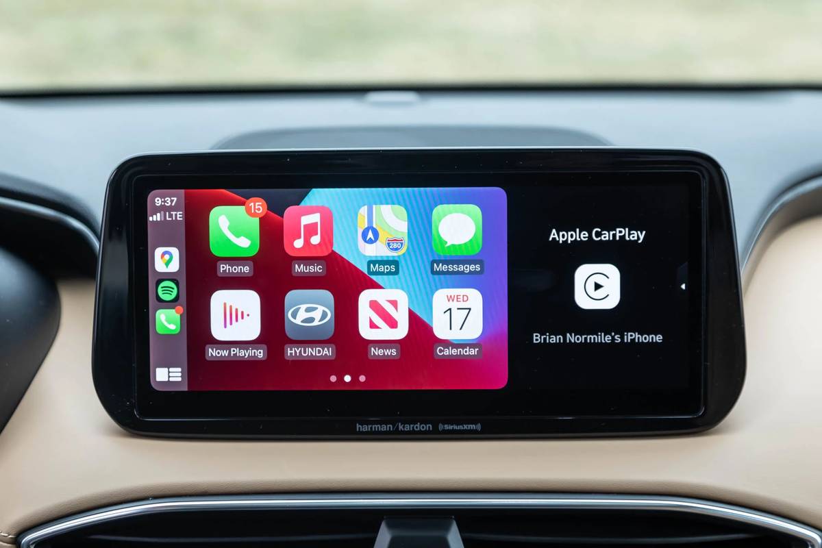 Что такое apple carplay на автомобиле hyundai санта фе