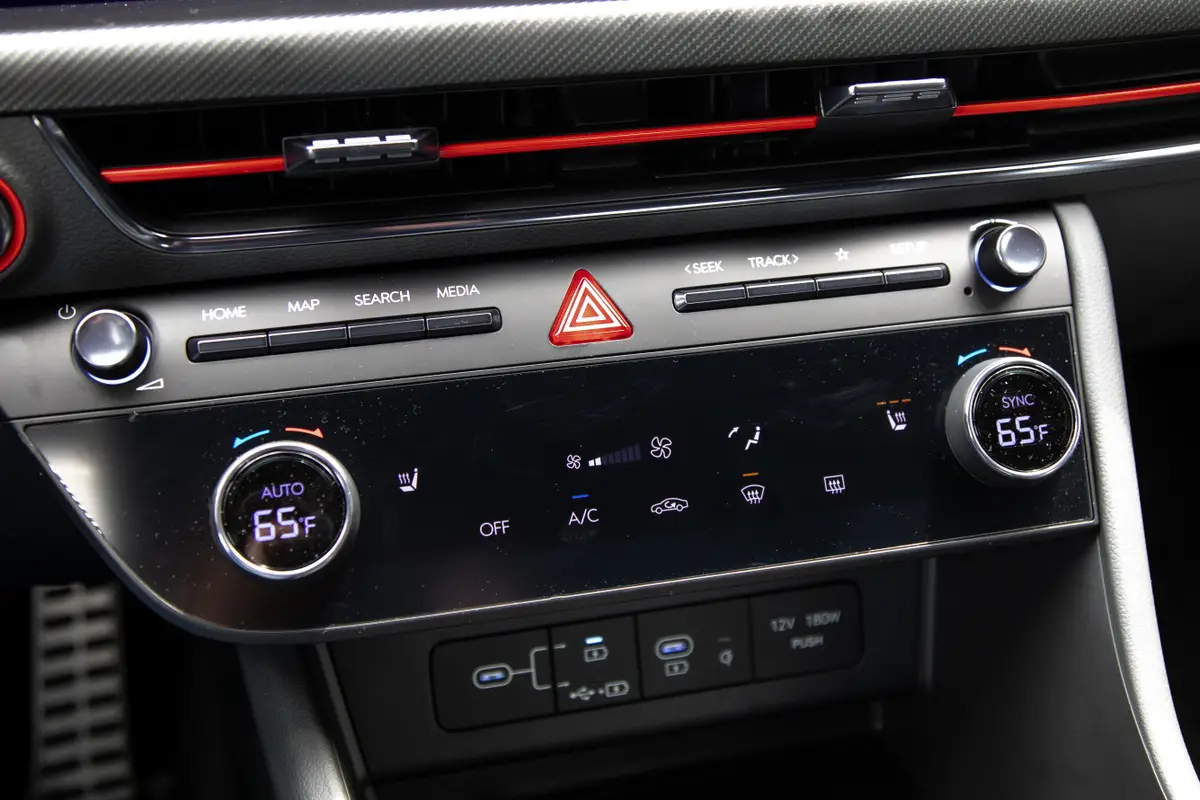 hyundai sonata n line 2025 36 interior climate control jpg