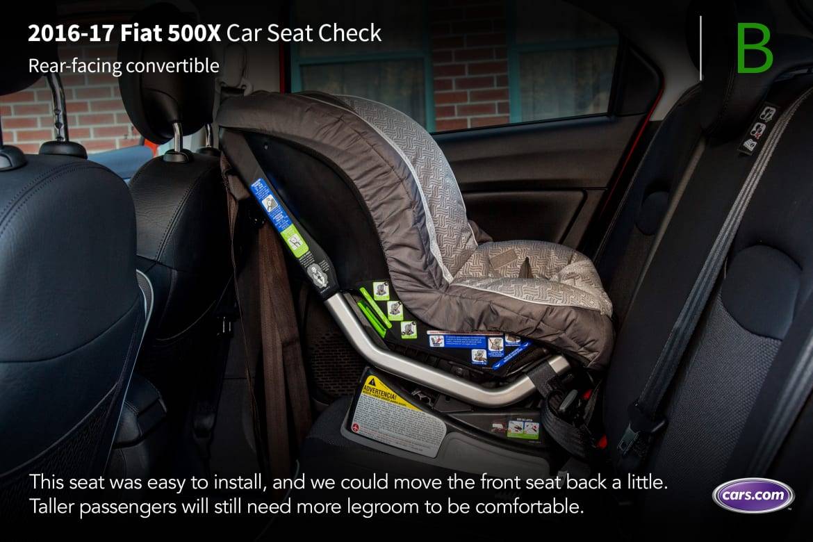 Fiat 500 rear facing child seat best sale