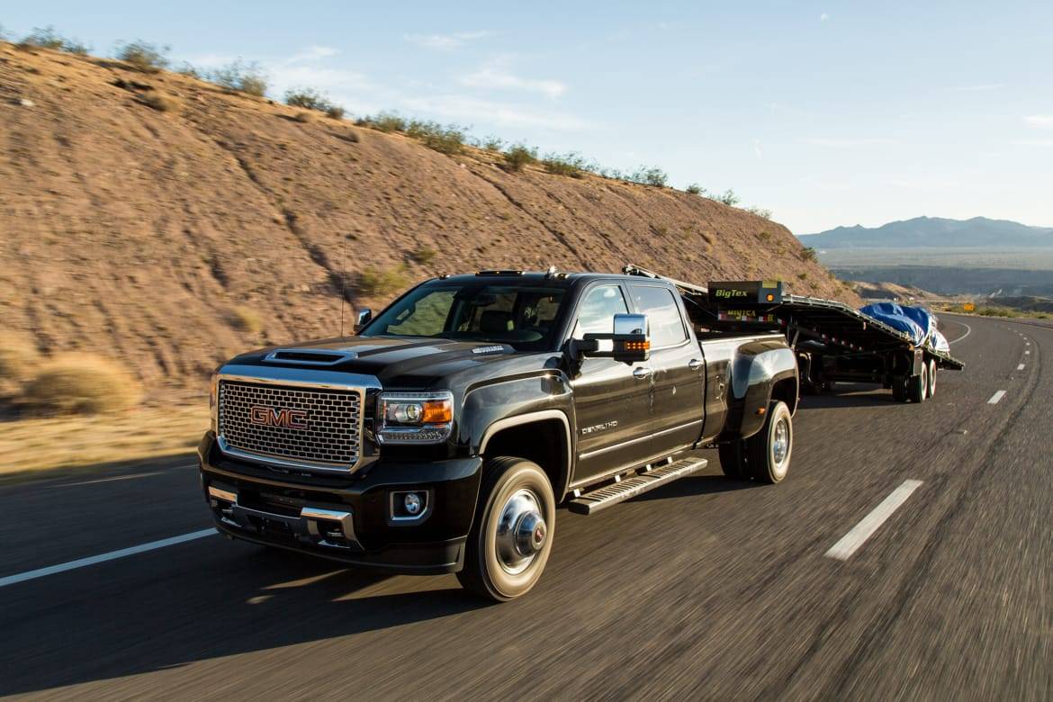 Who was crowned king of the heavy-duty pickups, the GMC Sierra 3500 or Ford...