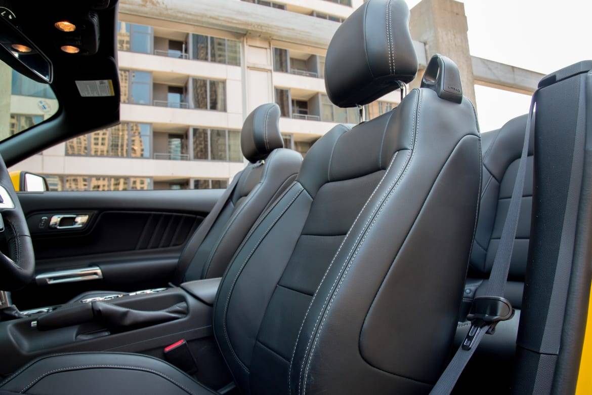 2015 mustang leather deals seats