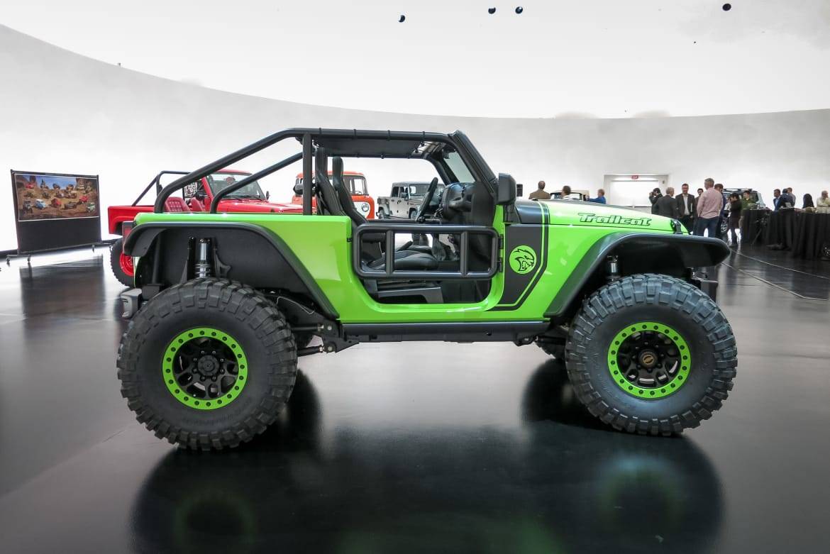 Jeep Fires Up Hellcat-Powered Wrangler Trailcat Concept 