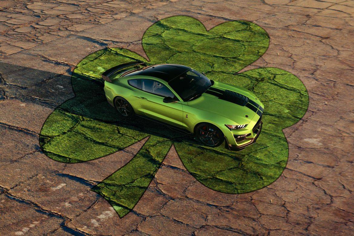 This Lime Green Ford Mustang Is a Leprechaun's St. Paddy's Day Dream