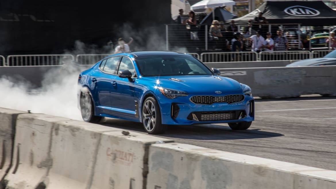 Kia Stinger gt дрифт