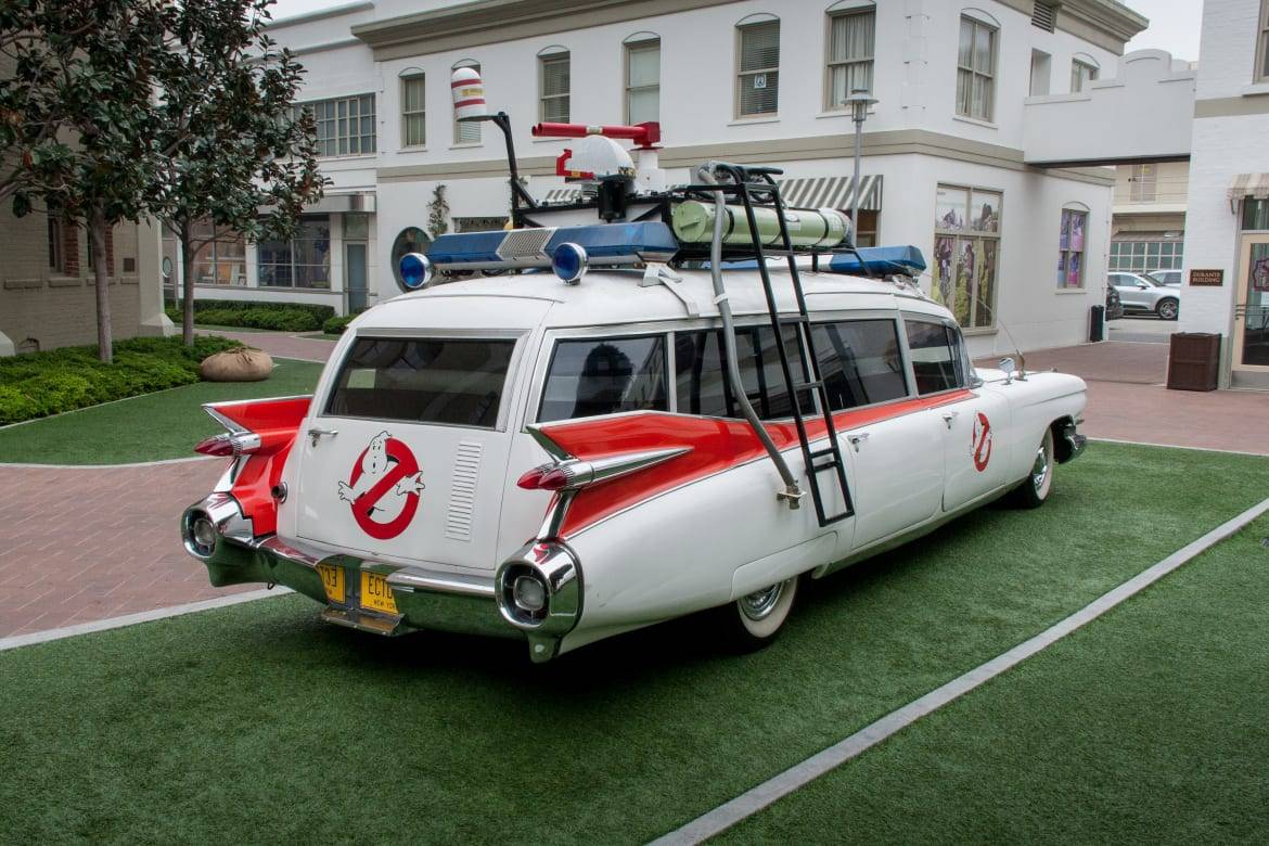 The famous Ghostbusters Ecto-1