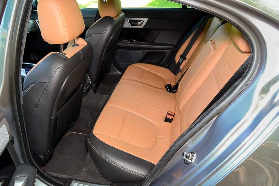 How to Fold Jaguar XF Rear Seats