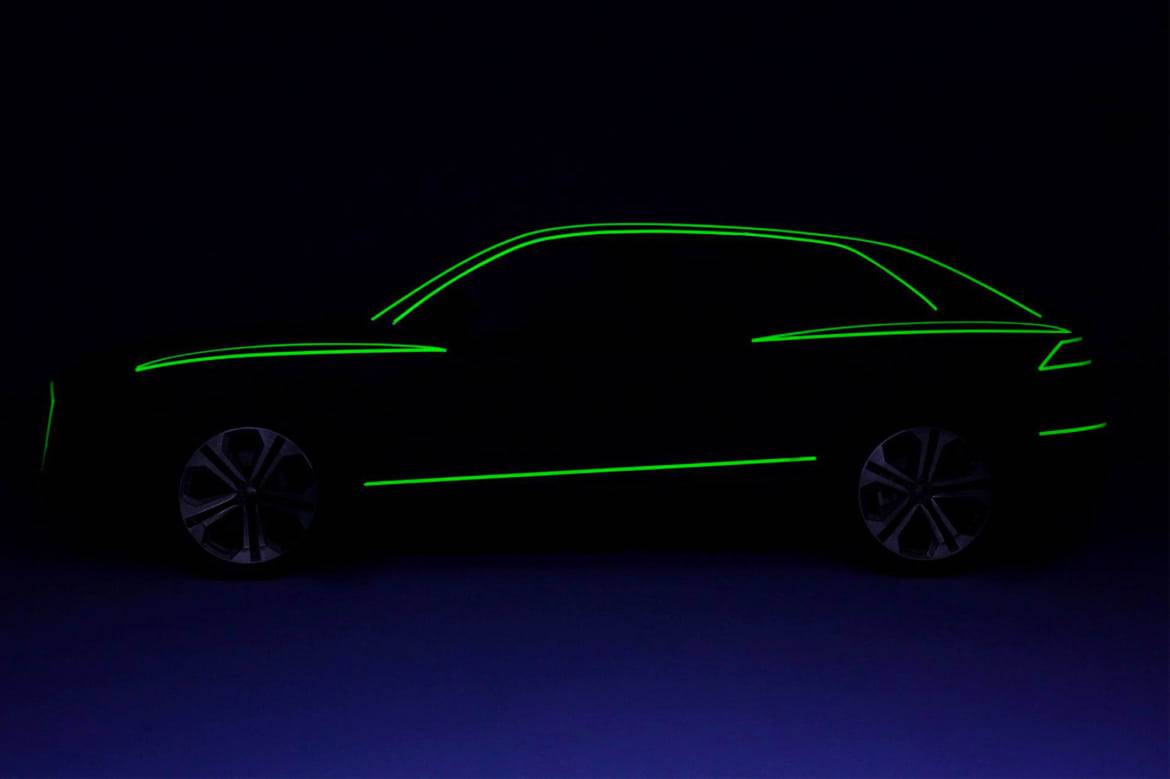 Audi black-light teaser image