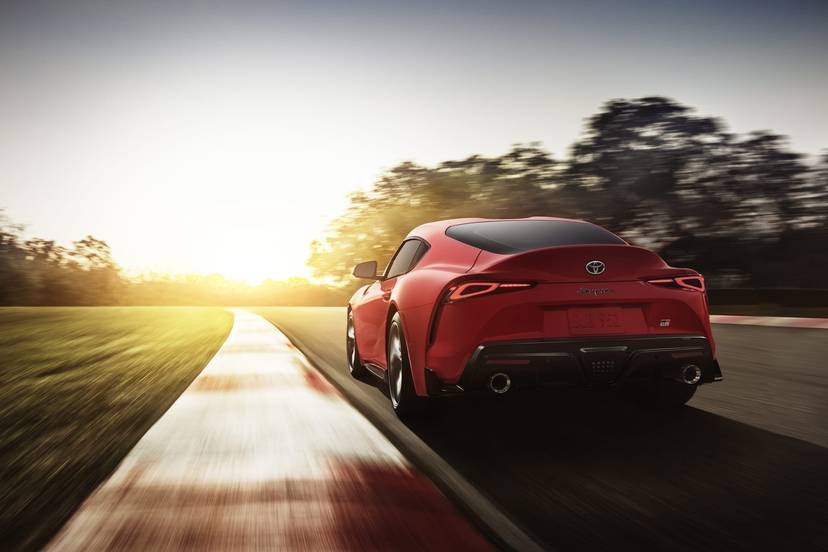 01-toyota-supra-2020-angle--dusk--dynamic--exterior--rear--red--