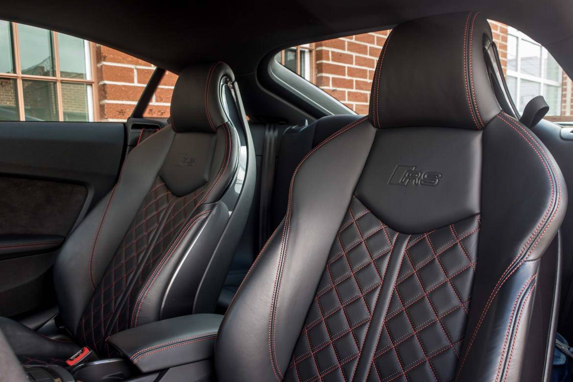 Nappa leather seats on a 2018 Audi TT RS