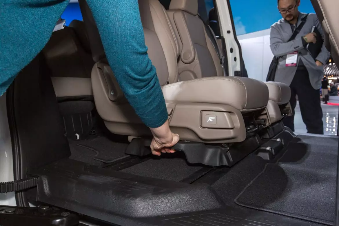 minivans with stow away seats