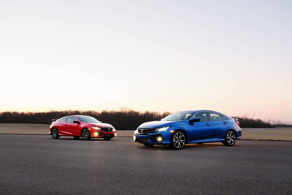 2019 Honda Civic Si coupe and sedan | Manufacturer images