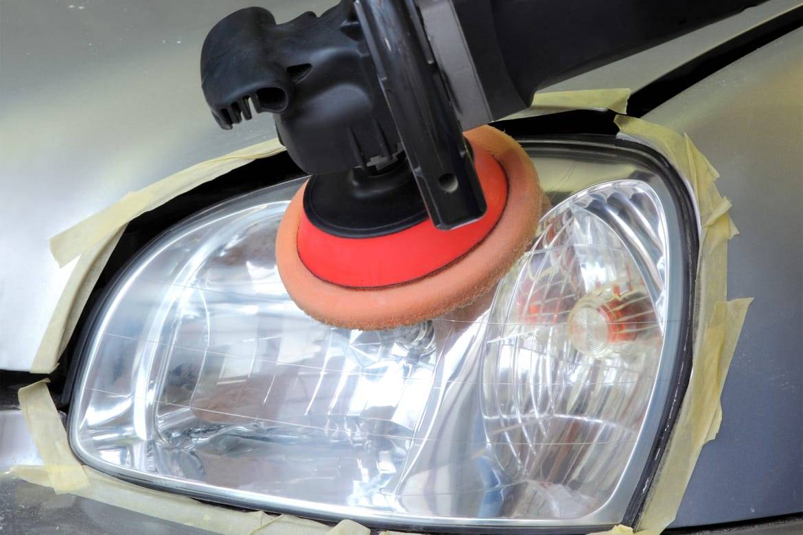Restore Dull Faded Discoloured Headlights to Headlight Restorer and Headlight Cleaning Tool for Cars Bikes Motorcycles æ— Professional Headlight Restoration Kit 