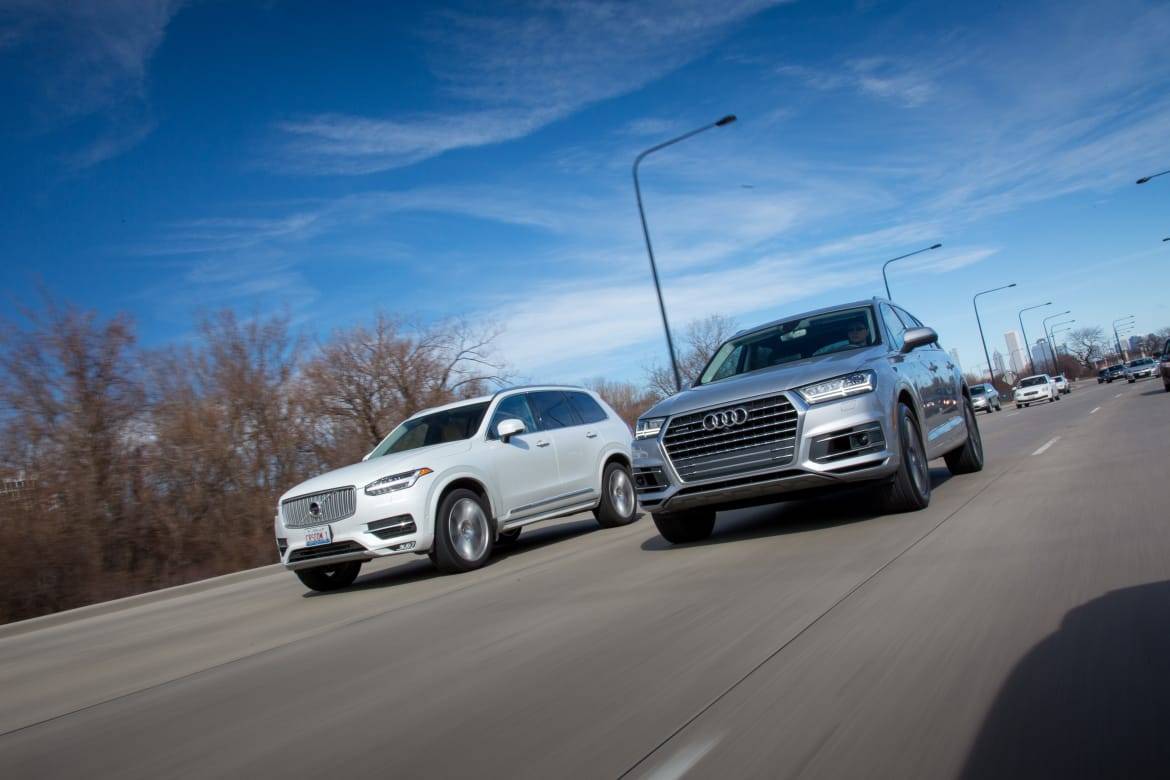Volvo XC90 Versus Audi Q7 Luxury SUVs Go HeadtoHead