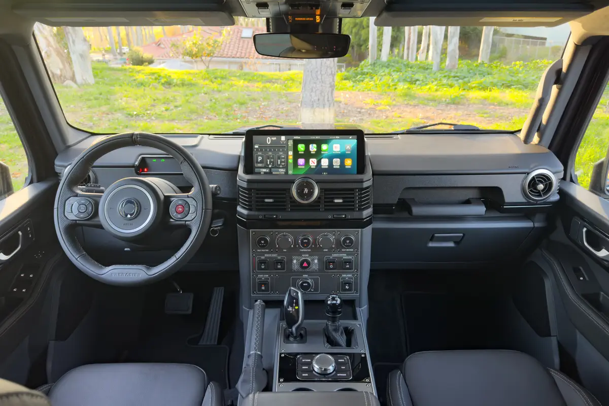 ineos grenadier black edition 2026 24 interior front row jpg