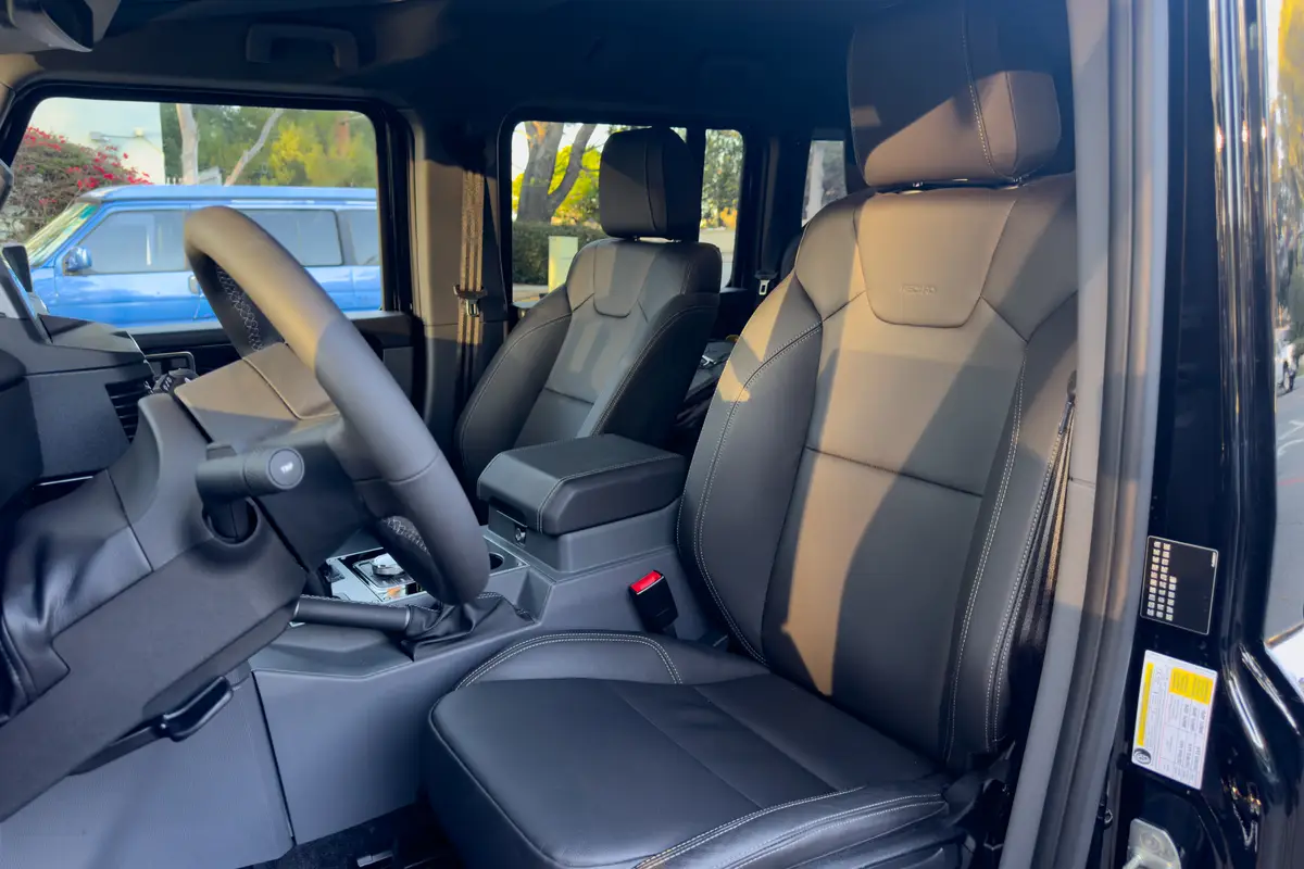 ineos grenadier black edition 2026 26 interior front row jpg