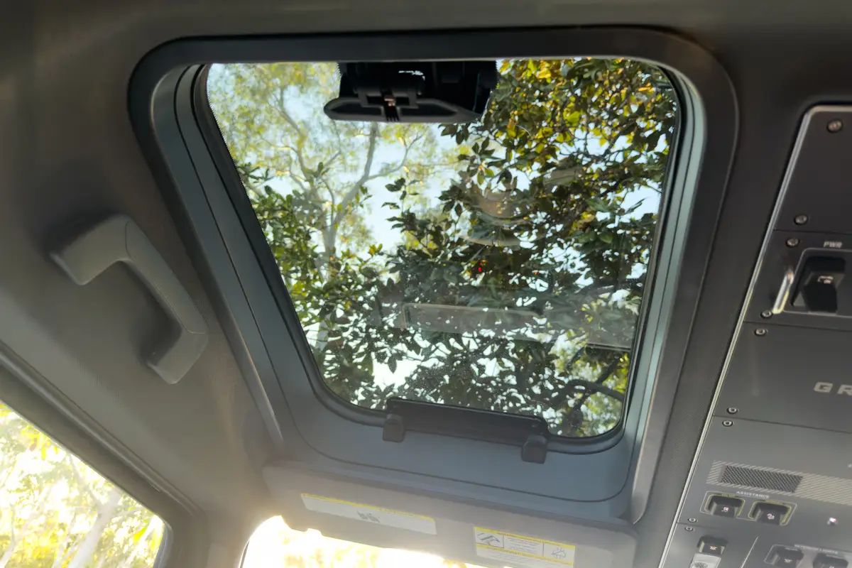 ineos grenadier black edition 2026 37 interior sunroof jpg