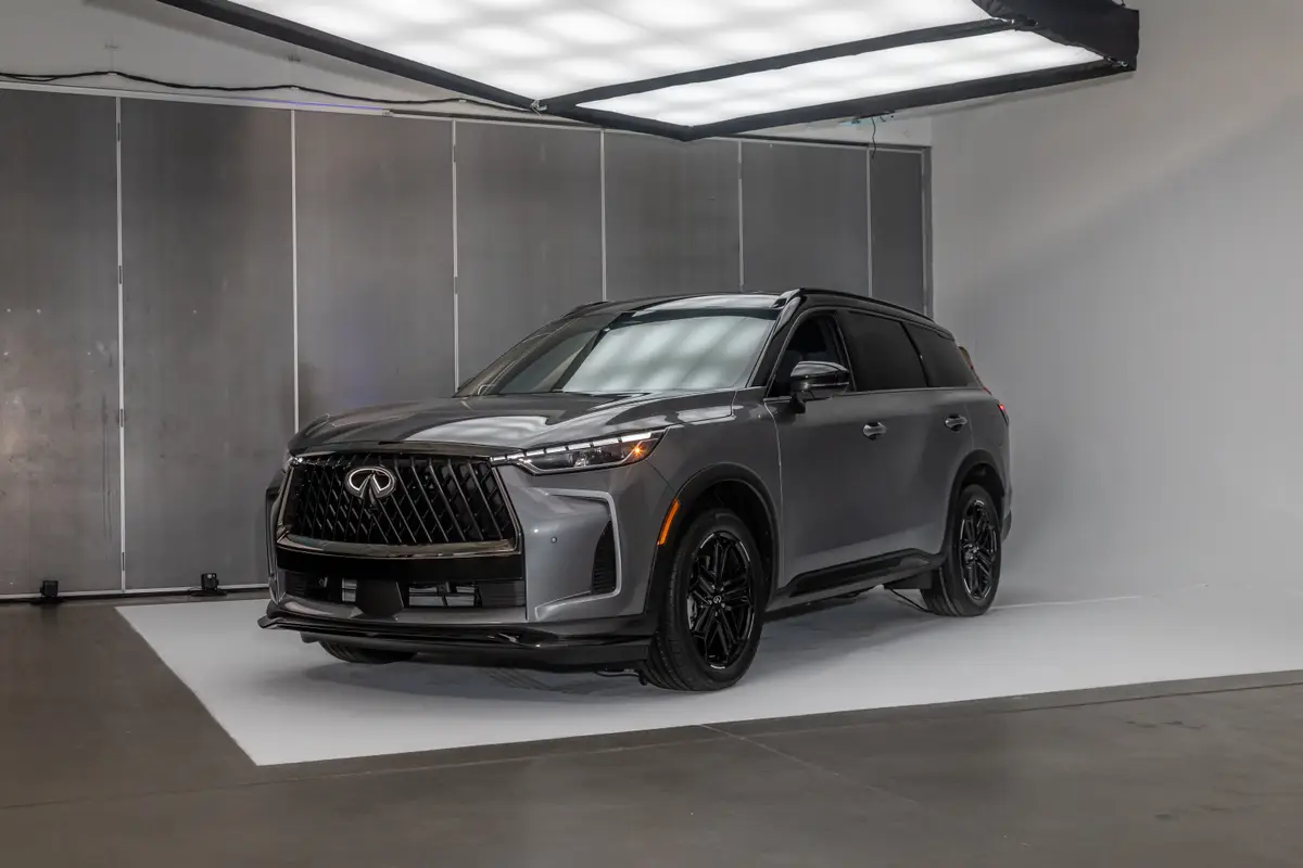 infiniti qx60 sport 2026 38 exterior front angle jpg