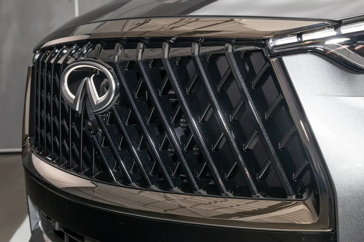 infiniti qx60 sport 2026 41 exterior grille jpg
