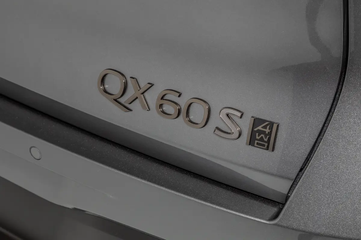 infiniti qx60 sport 2026 50 exterior rear badge jpg