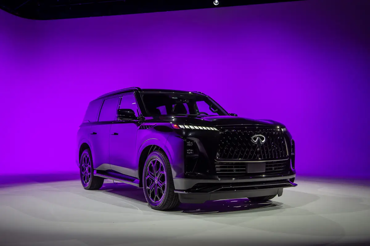 infiniti qx80 sport 2026 02 exterior front angle scaled jpg