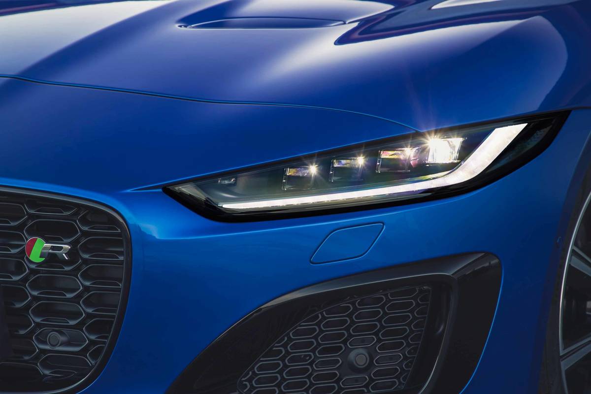 jaguar f type 2021 04 blue exterior headlights jpg