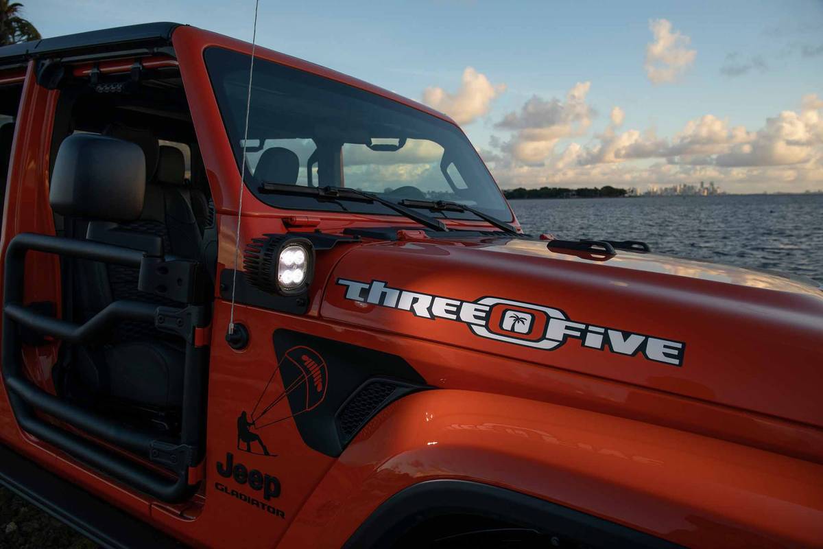jeep gladiator three o five edition 2020 04 badge  exterior  orange jpg