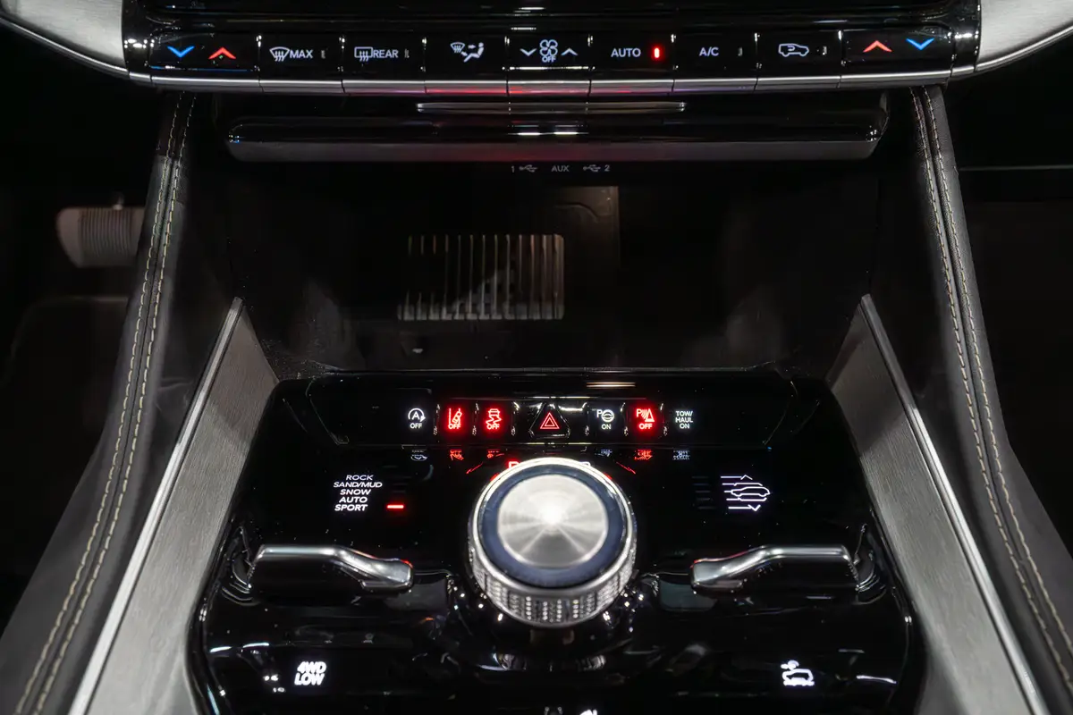 jeep grand wagoneer 2026 12 interior gear selector jpg