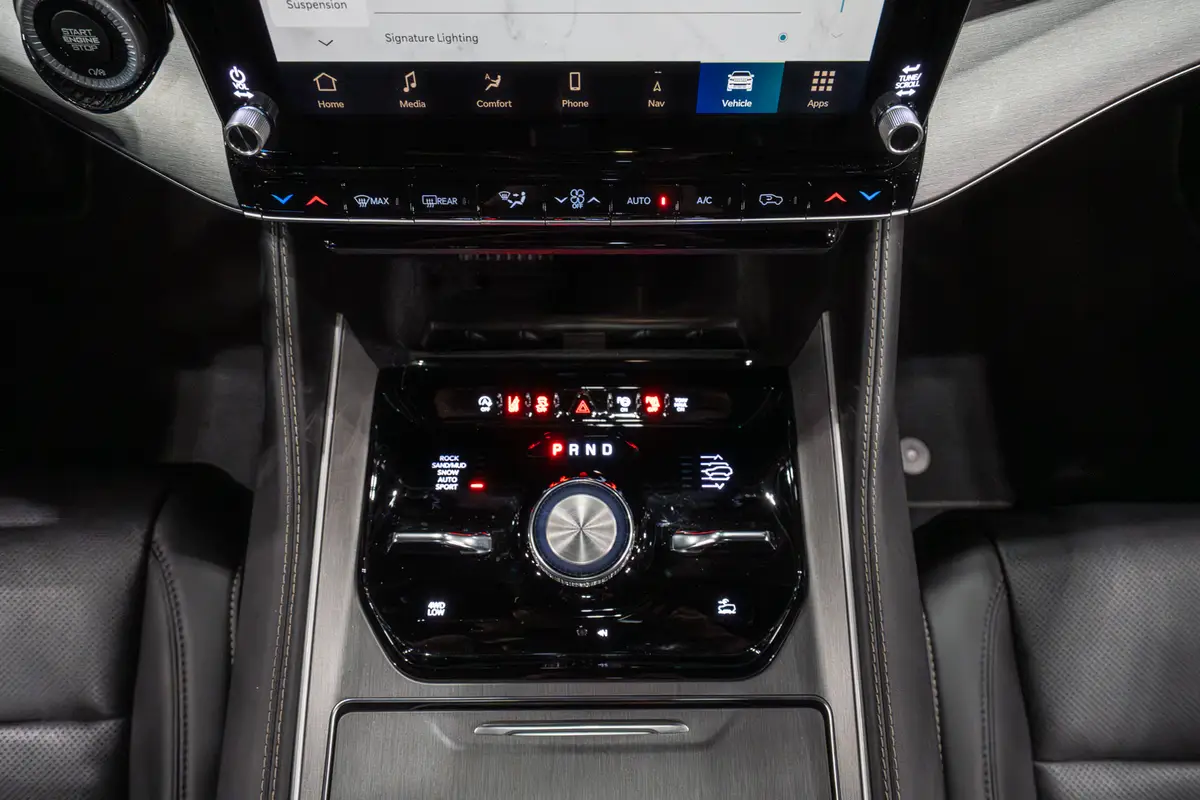 jeep grand wagoneer 2026 13 interior gear selector jpg