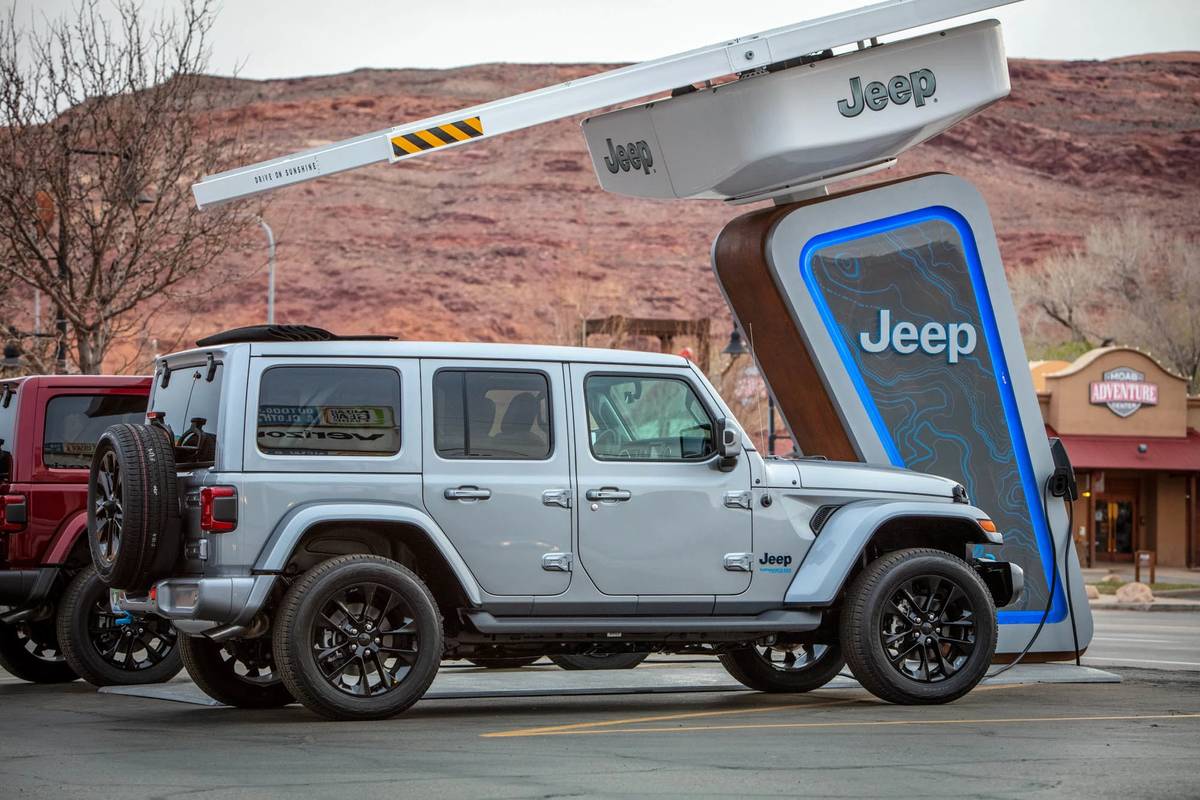 Jeep wrangler with online automatic roof