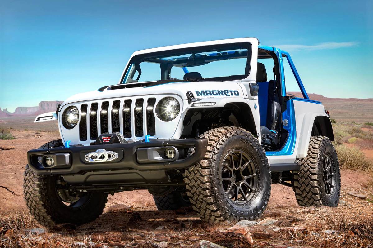 2021 Easter Jeep Safari: Jeep Unveils All-Electric Wrangler Magneto, Other  Concepts 