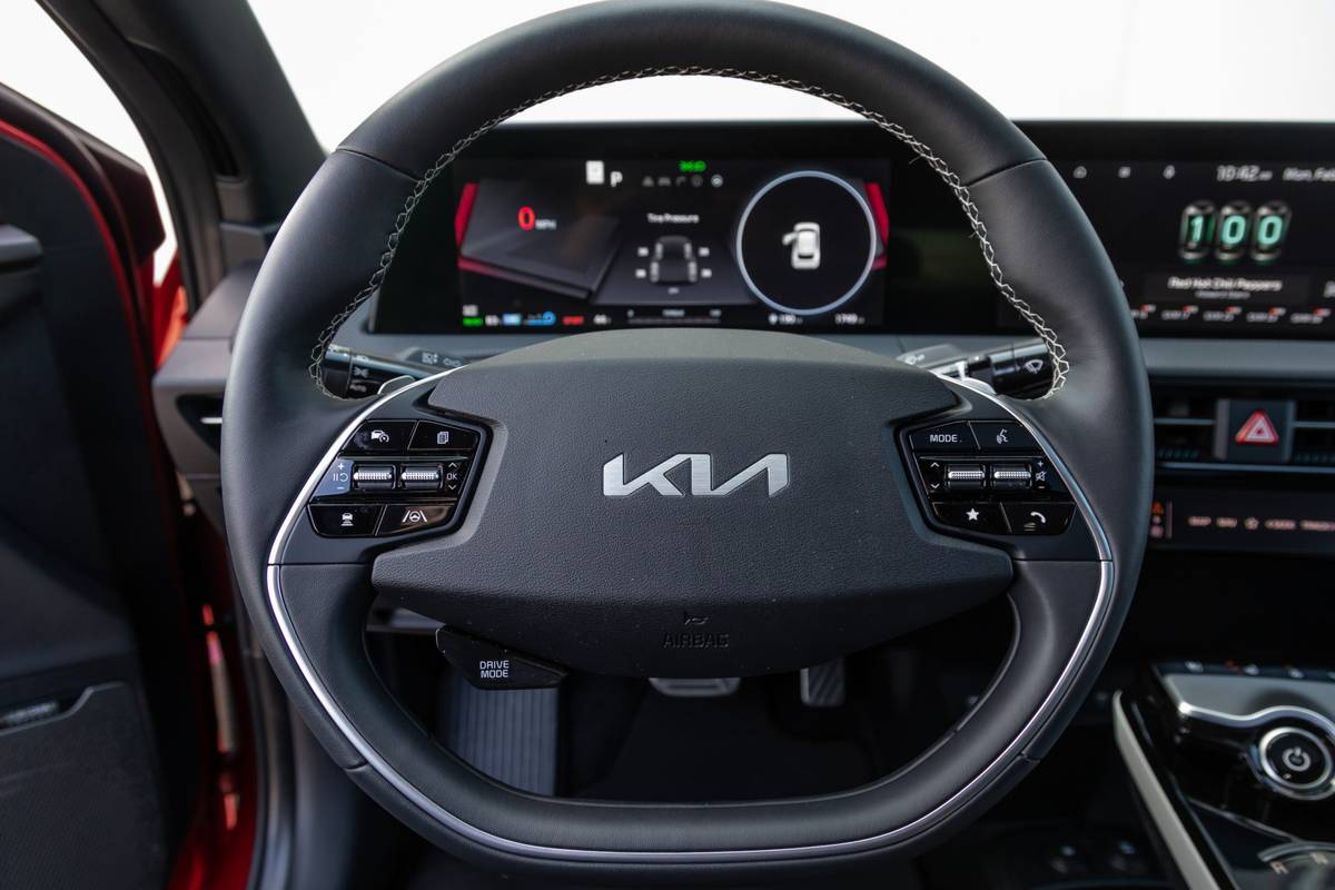 kia ev6 2022 24 interior badge controls steering wheel suv scaled jpg