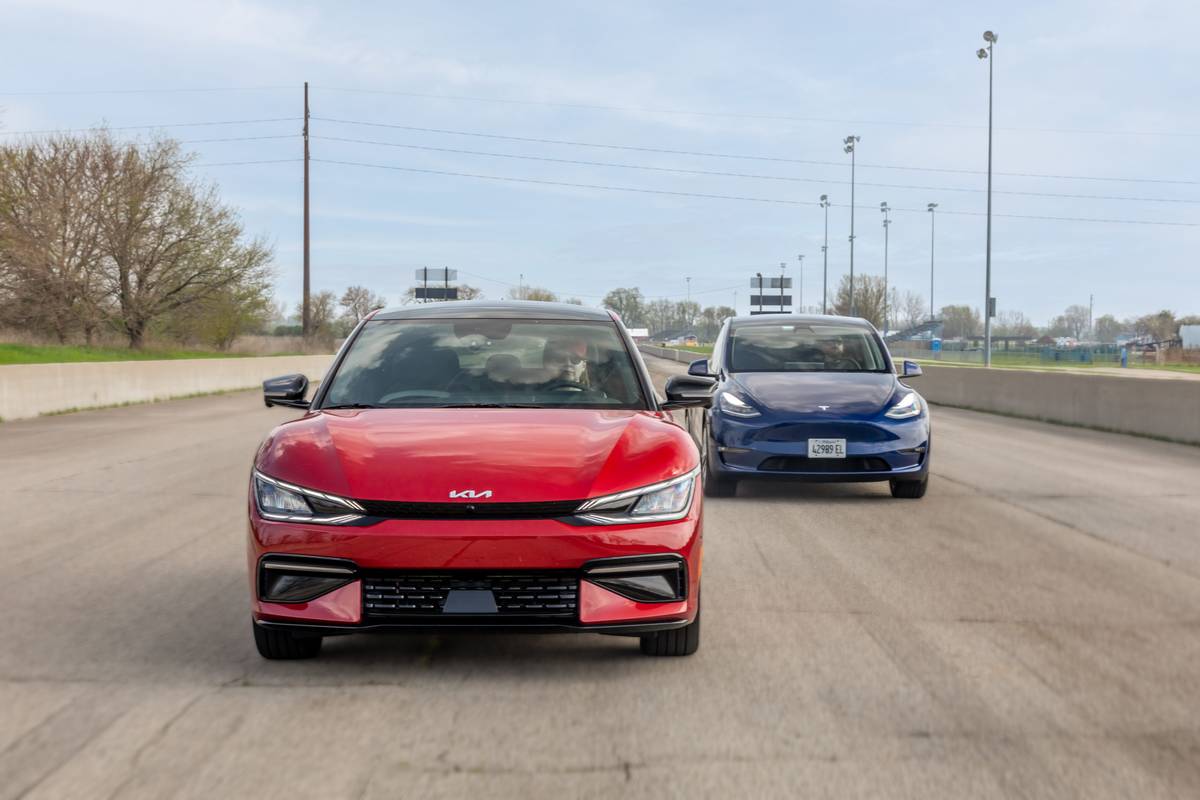 Kia ev6 deals vs model y