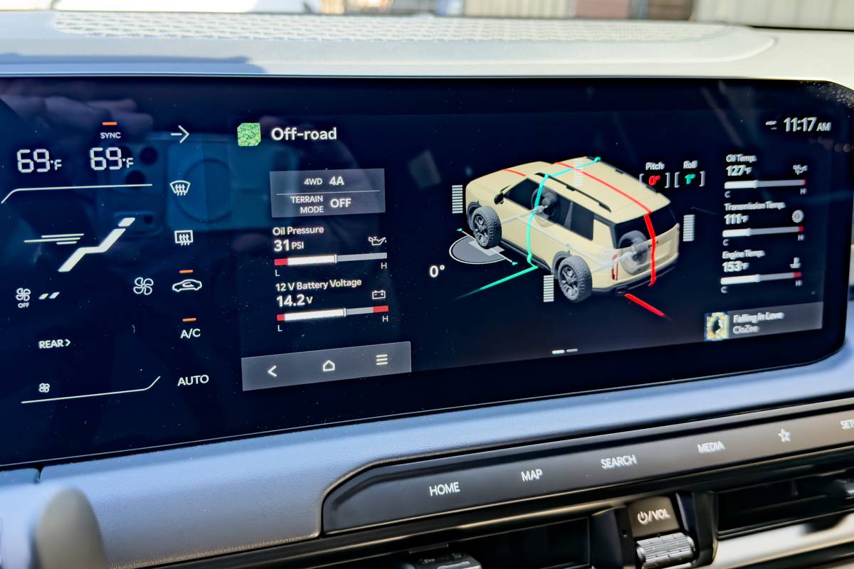 kia telluride turbo hybrid sx prestige 2027 23 interior center stack display scaled jpg